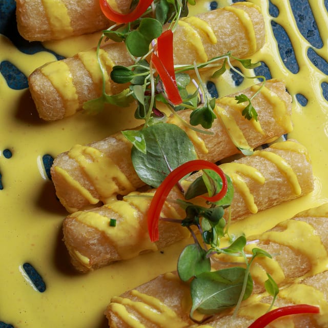 Yuca a la Huancaina.