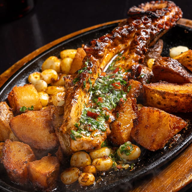 Pulpo a la Parrilla.