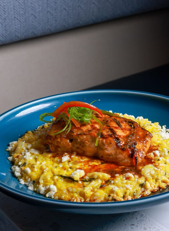 Salmon Risotto Andino.