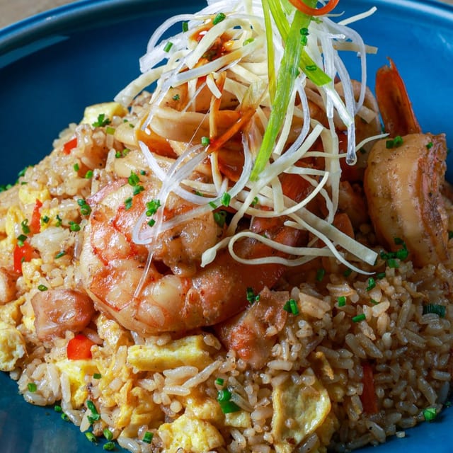 Chaufa de mariscos.